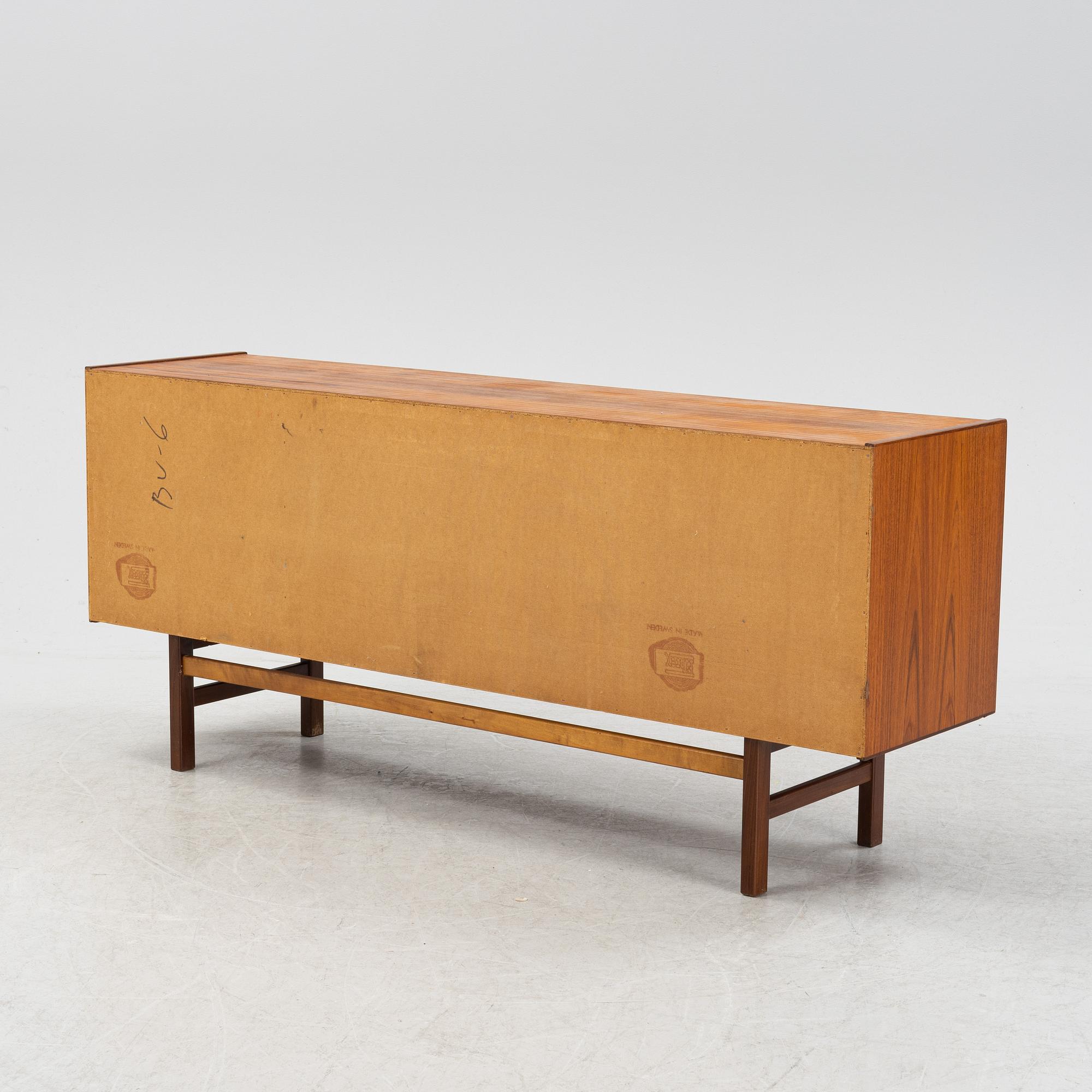 A 1960s teak sideboard.