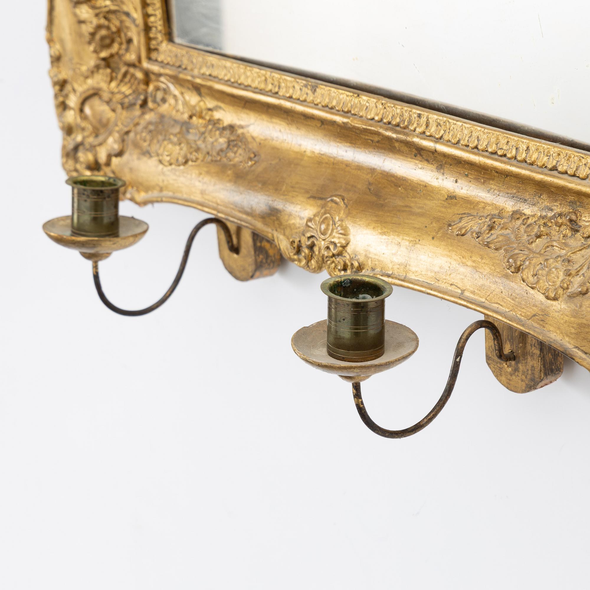 Mirror sconces, a pair, second half of the 19th century.