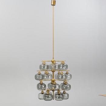 HOLGER JOHANSSON, a mid 20th century ceiling lamp by Westal, Bankeryd, Sweden.