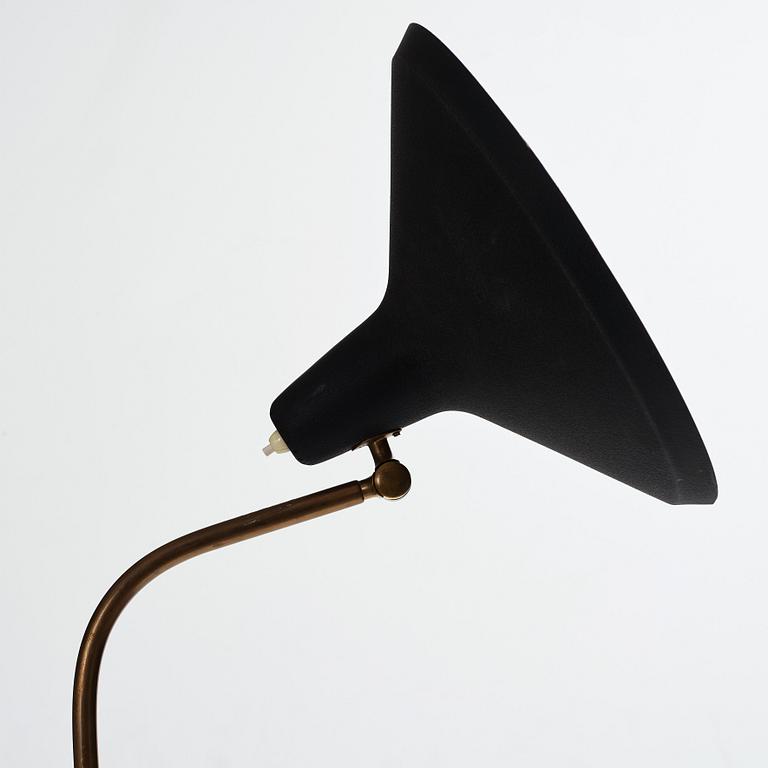 Greta Magnusson Grossman, a 1950´s brass and metal floor light, Bergbom's, Malmö, Sweden.