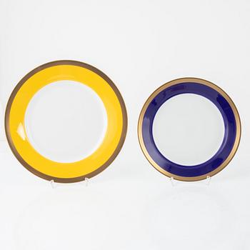 Karin Björquist, 49 pieces of a "Nobel" porcelain service, Rörstrand, Sweden.