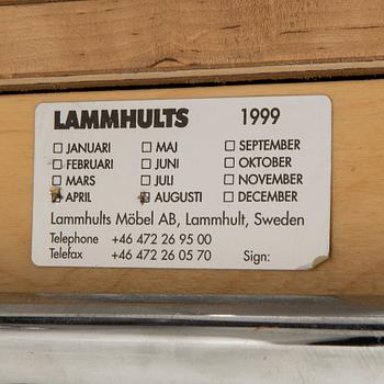 Gunilla Allard, a pair of "Casino" armchairs by Lammhults Möbler, late 20th century.