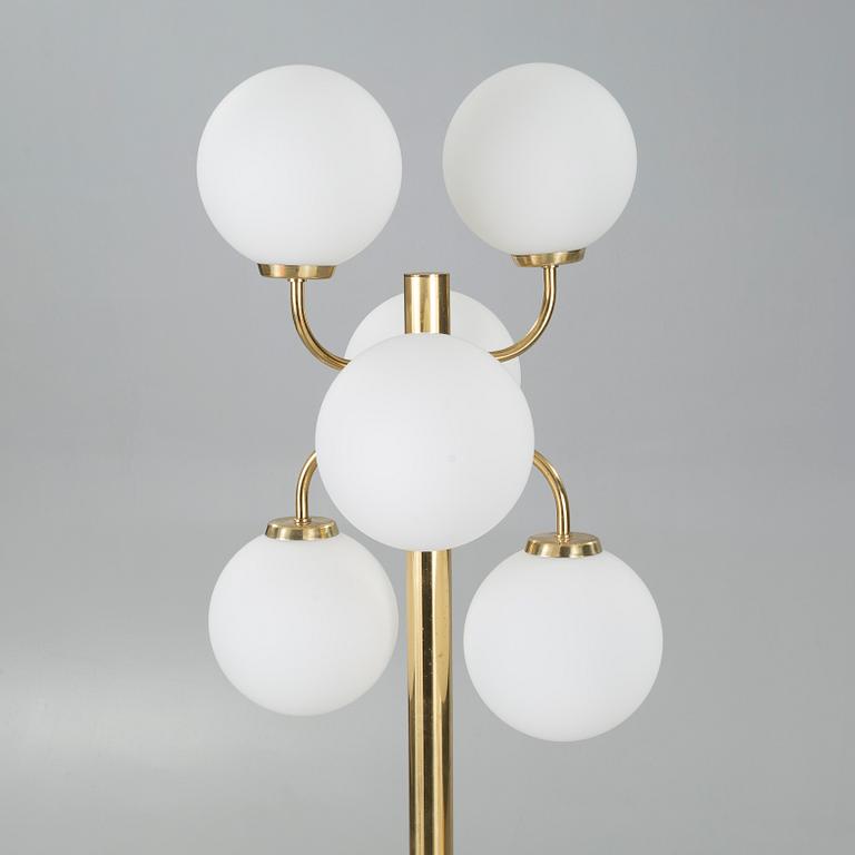 A floor lamp from the latter half of the 20th century.