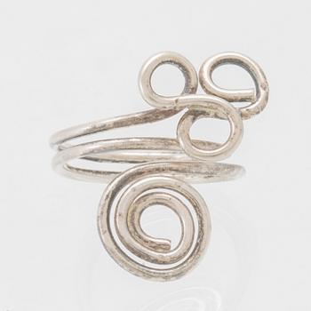 Berit Johansson, 3 silver rings.