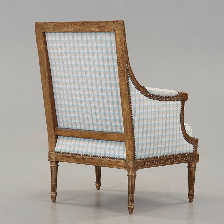 A Louis XVI late 18th century bergère.