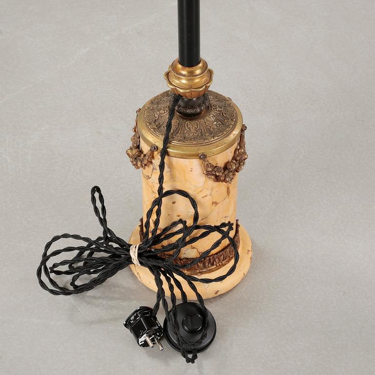 A floor lamp, made in the first half of the 20th century.