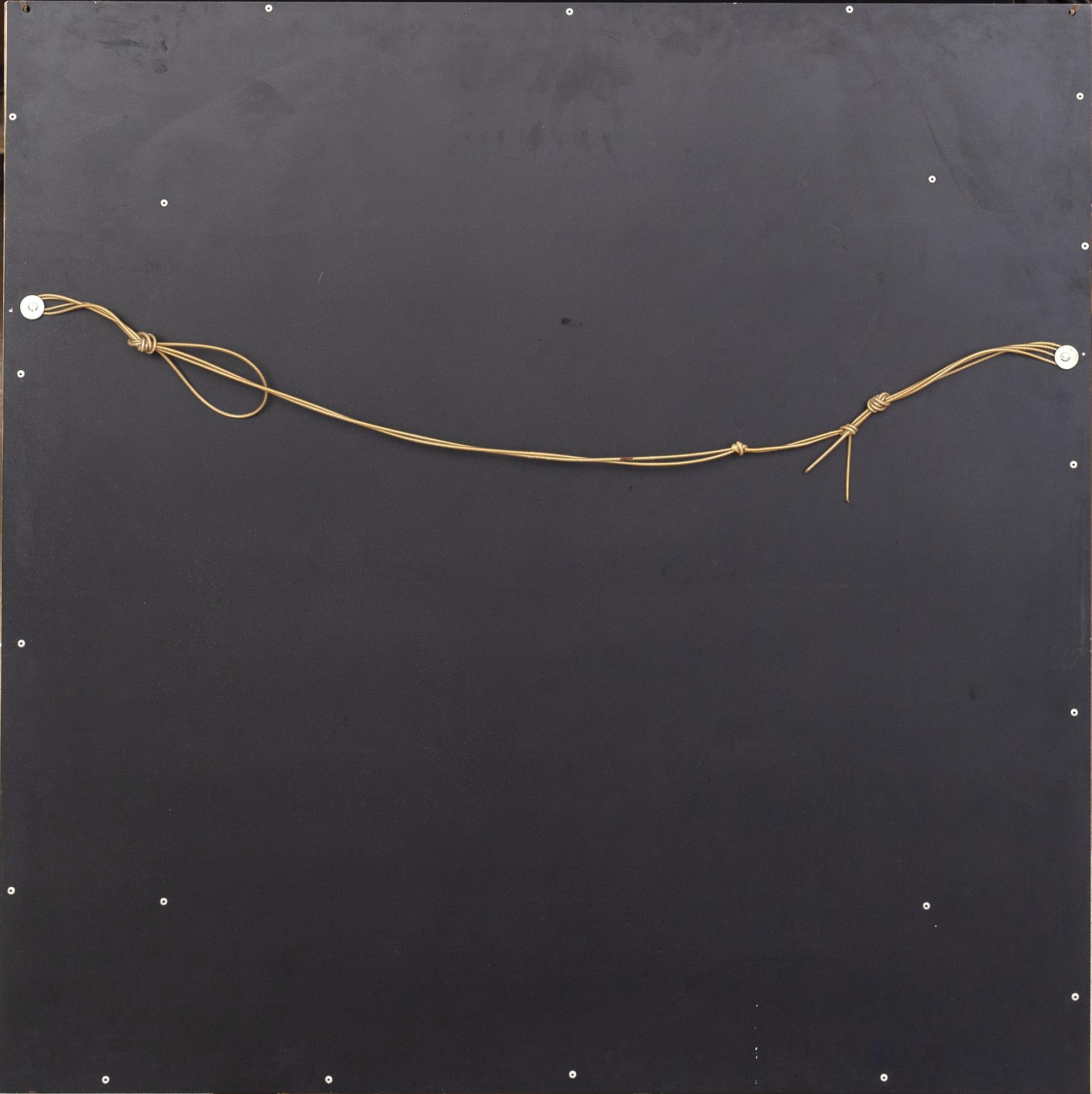 A 1970'S WALL MIRROR.