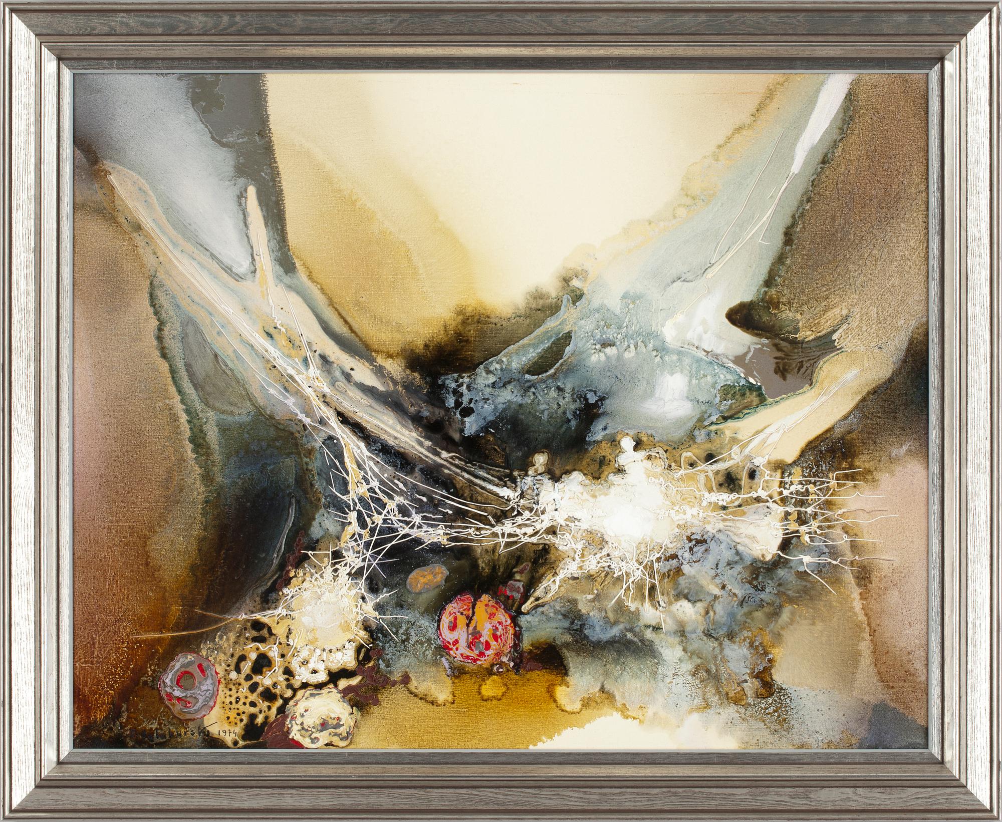 ZDZISLAW SALABURSKI, olja på duk, signerad och daterad -74.