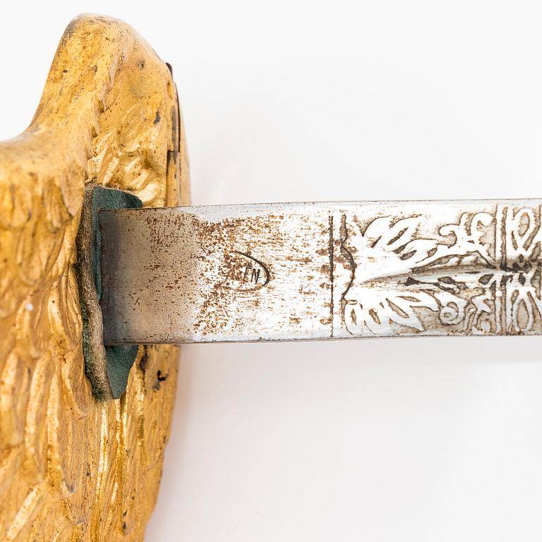 Italian Air Force Officer Sword, manufacturer Solingen Germany.