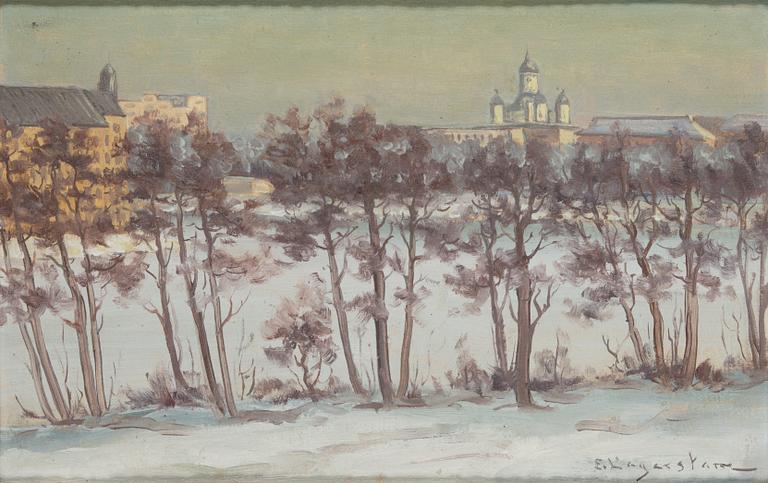 Einar Lagerstam, oil on canvas, signed.