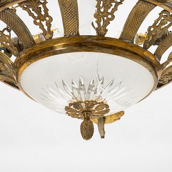A chandelier, late 19th Century.