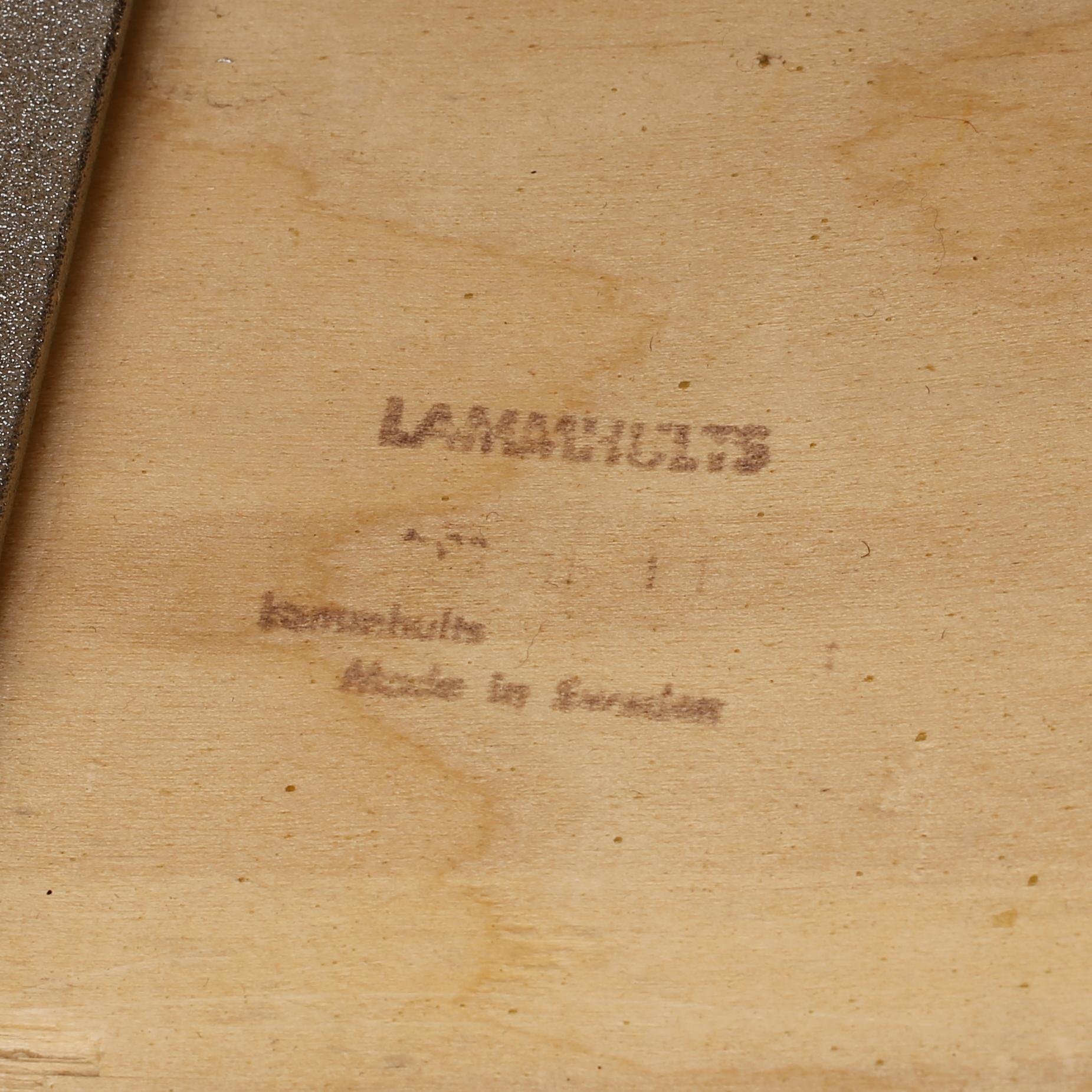 FÅTÖLJER, ett par, Börge Lindau samt Bo Lindekrantz, Lammhults, 1980-tal.