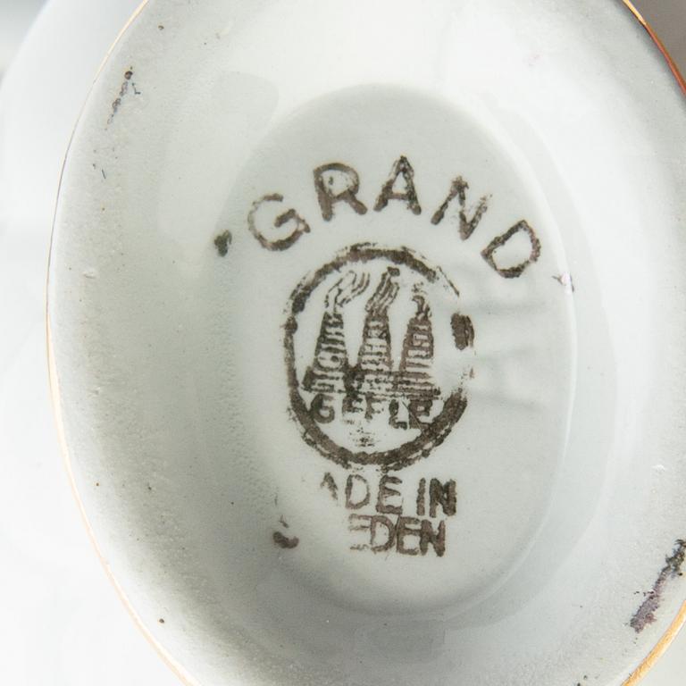 Arthur Percy, tea service, 15 pieces + 9, "Grand", Gefle.