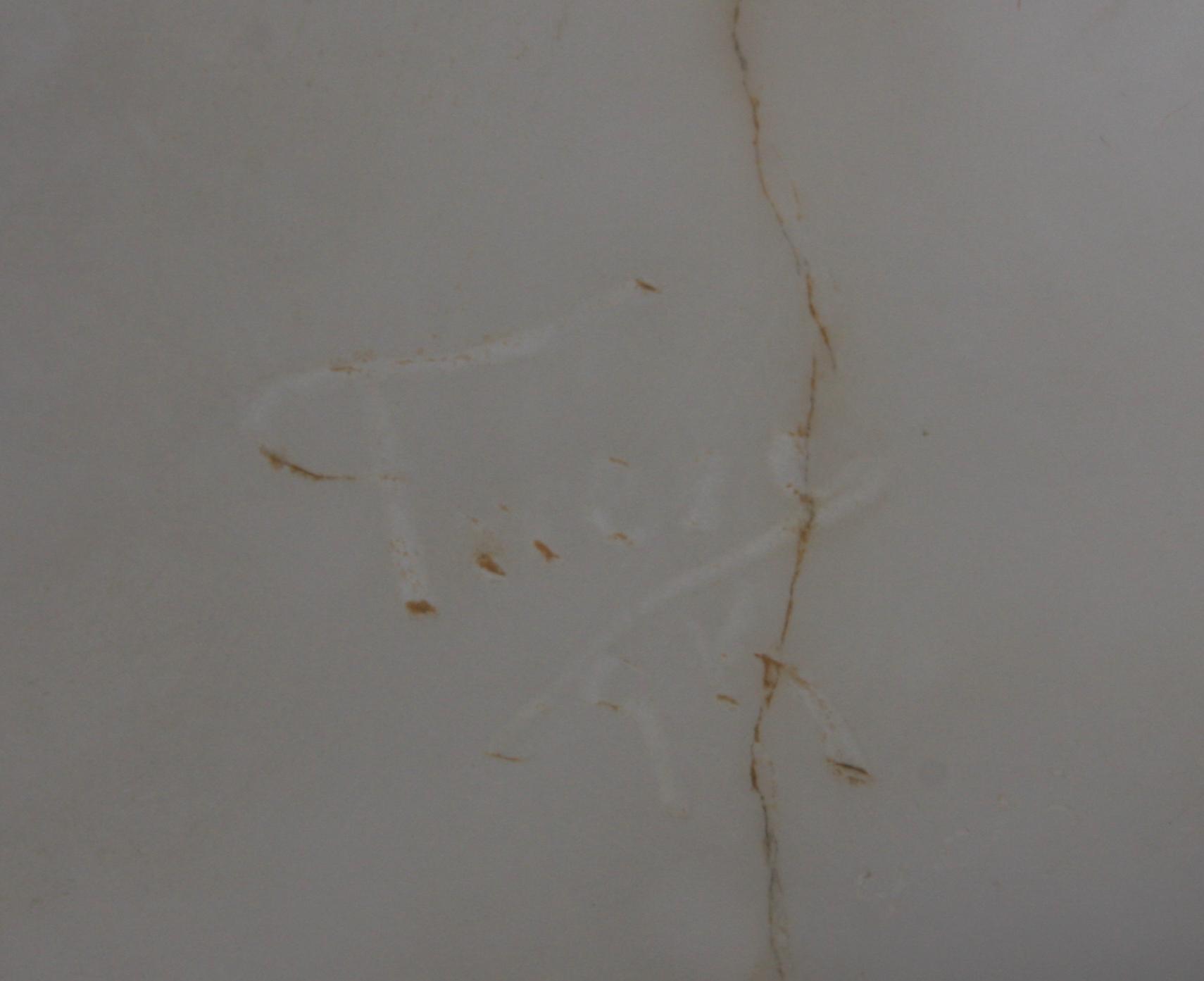 SKULPTUR, alabaster, sign.