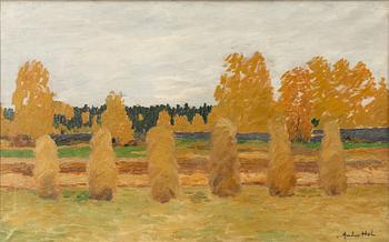 Anders Hol, Hay bales.