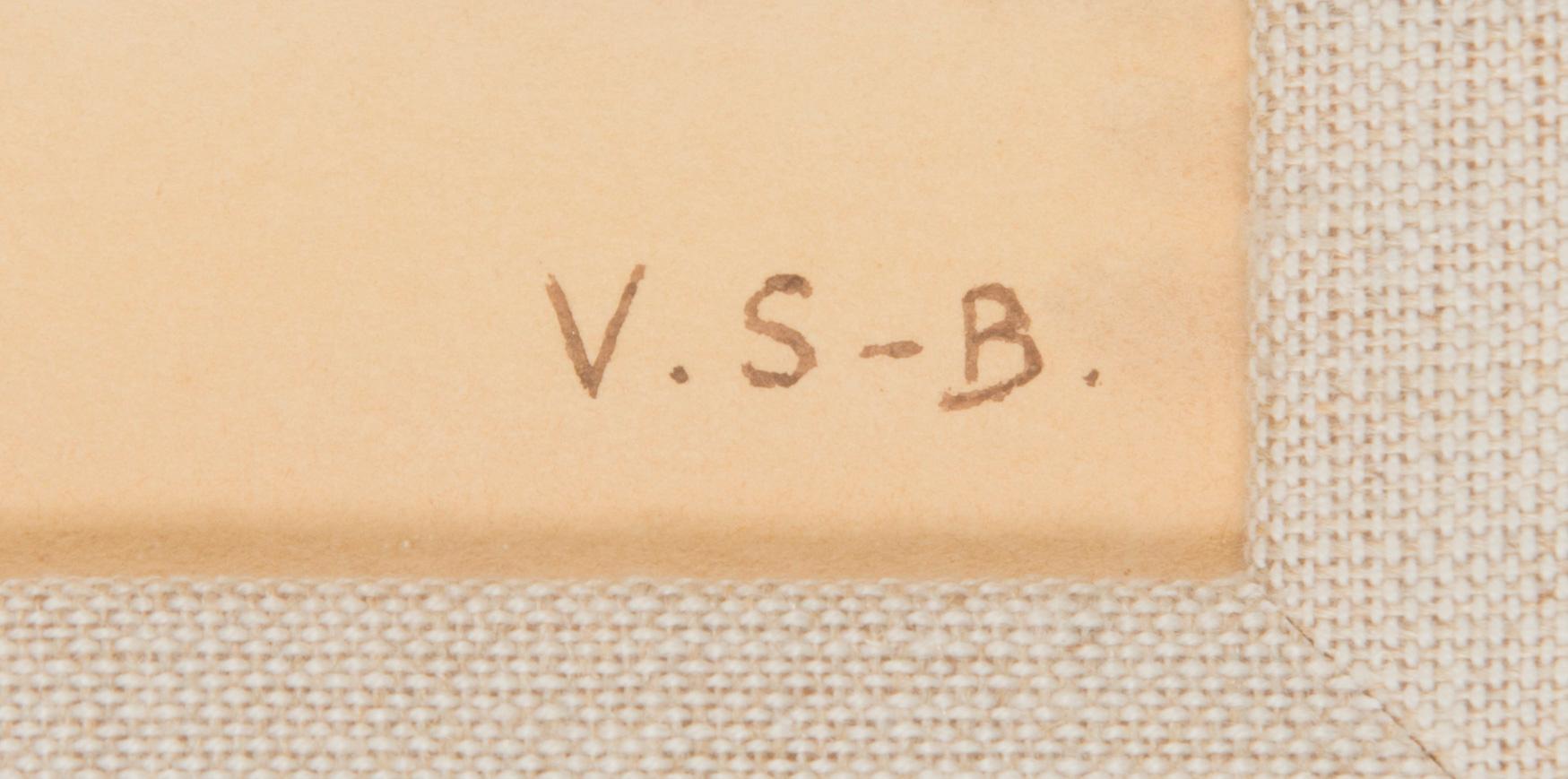 Venny Soldan-Brofeldt, akvarell, signerad.