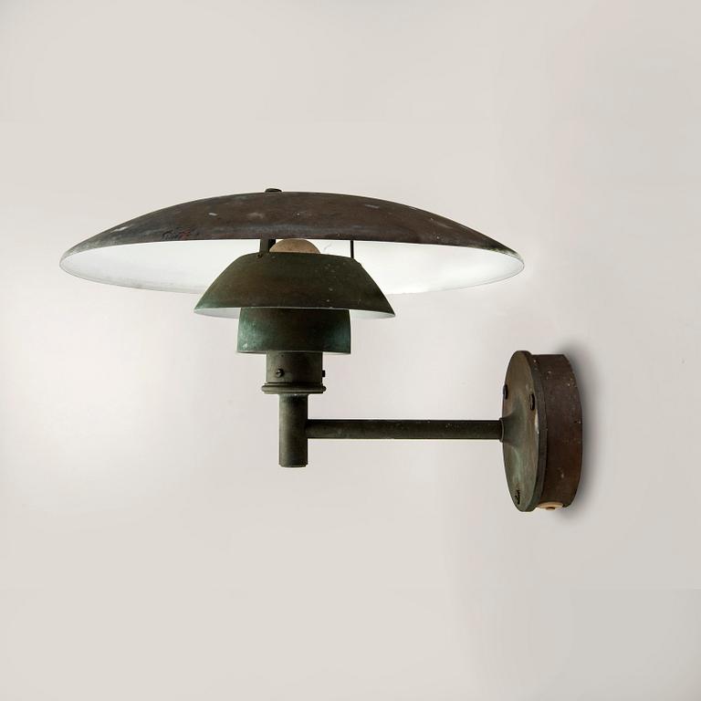 POUL HENNINGSEN, vägglampa för utomhusbruk, "PH", Louis Poulsen, Danmark.