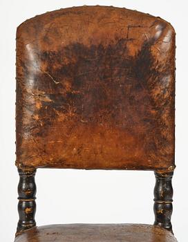 A Swedish baroque 'judge's' chair, circa 1700 / early 18th century.