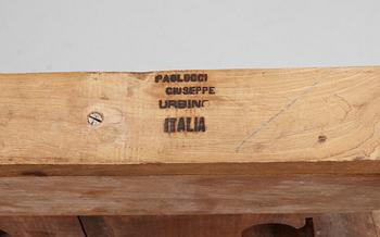 BIBLIOTEKSBORD, barockstil, märkt Giuseppe Paolucci, Urbino, Italien. 1900-talets första hälft.