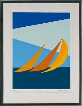 Franco Costa · FRANCO COSTA, färglitografi, signerad och numrerad 207/250.