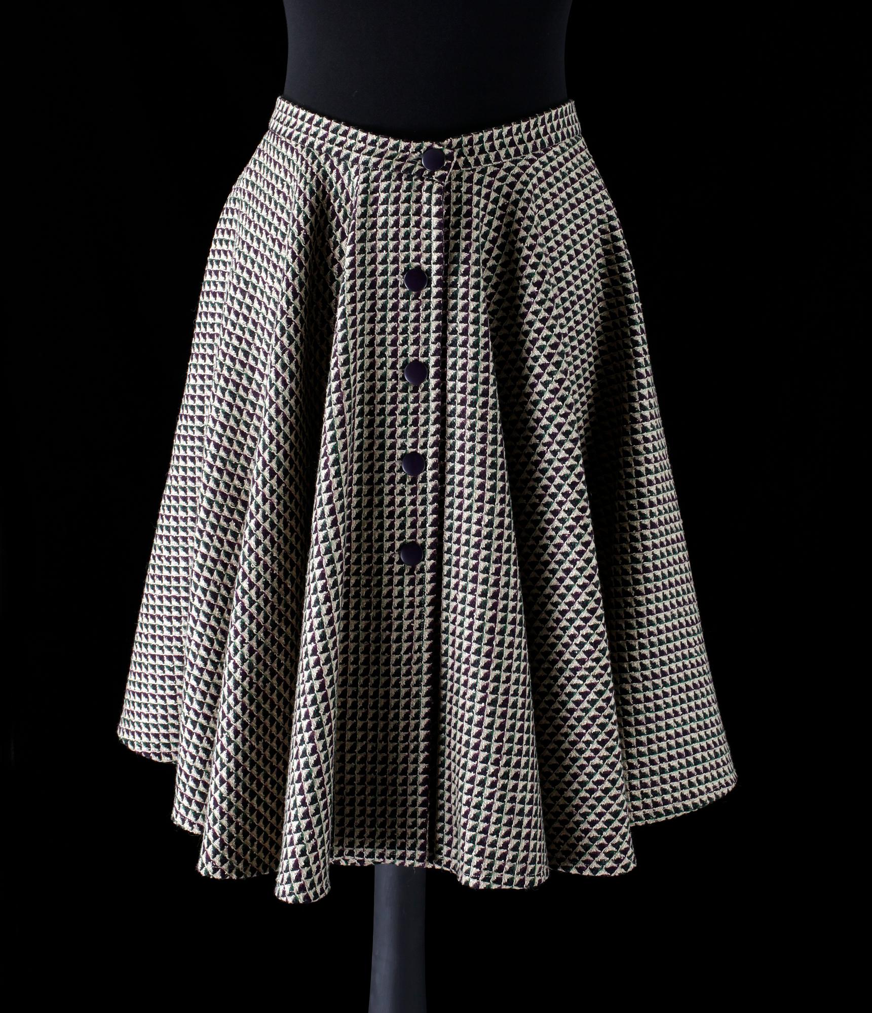 LANVIN, dräkt, 1980-tal.