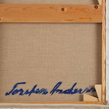 Torsten Andersson, "Staty. Lackerad masonitskulptur + svart sockel".