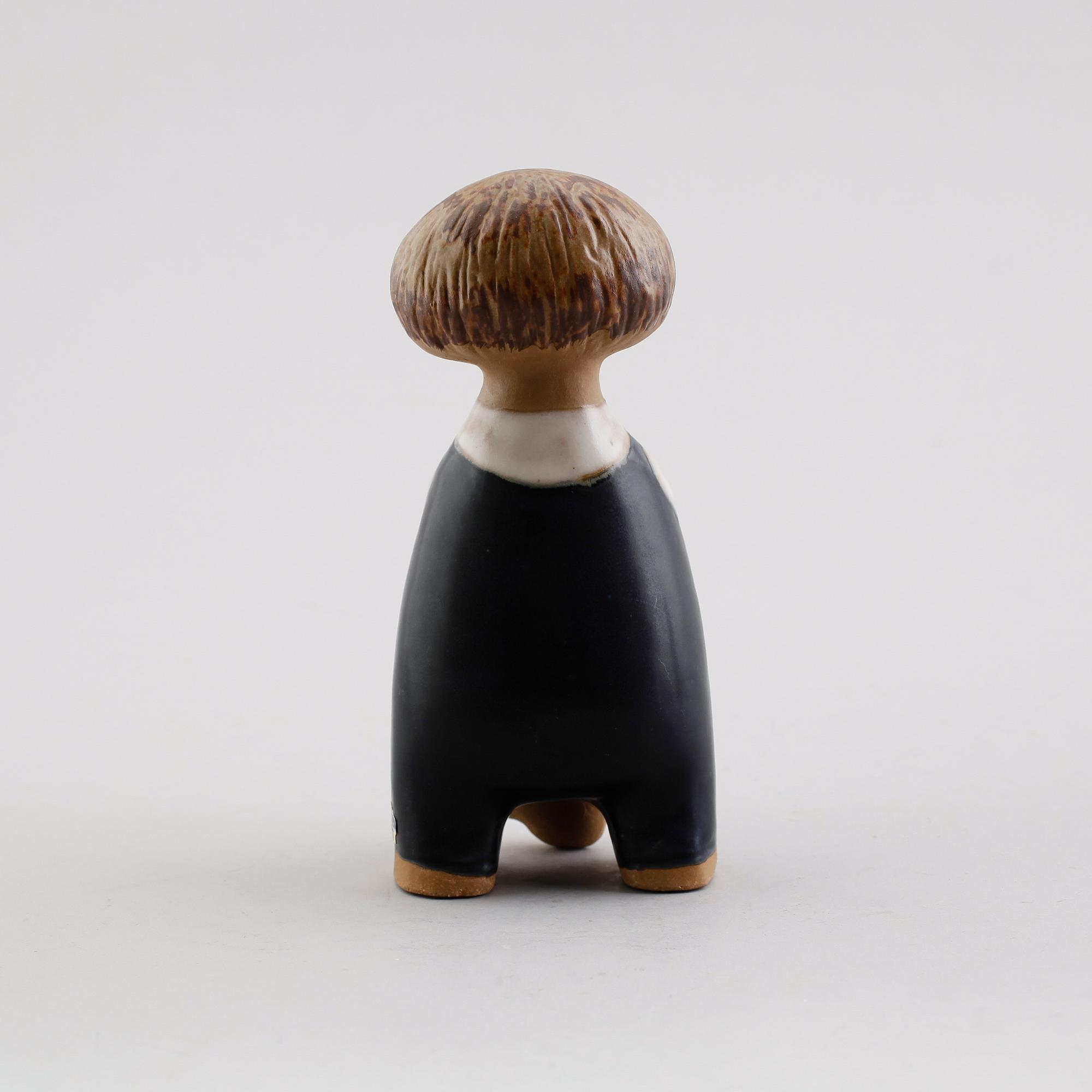 FIGUR, stengods, "Pelle", Lisa Larson, Gustavsberg.