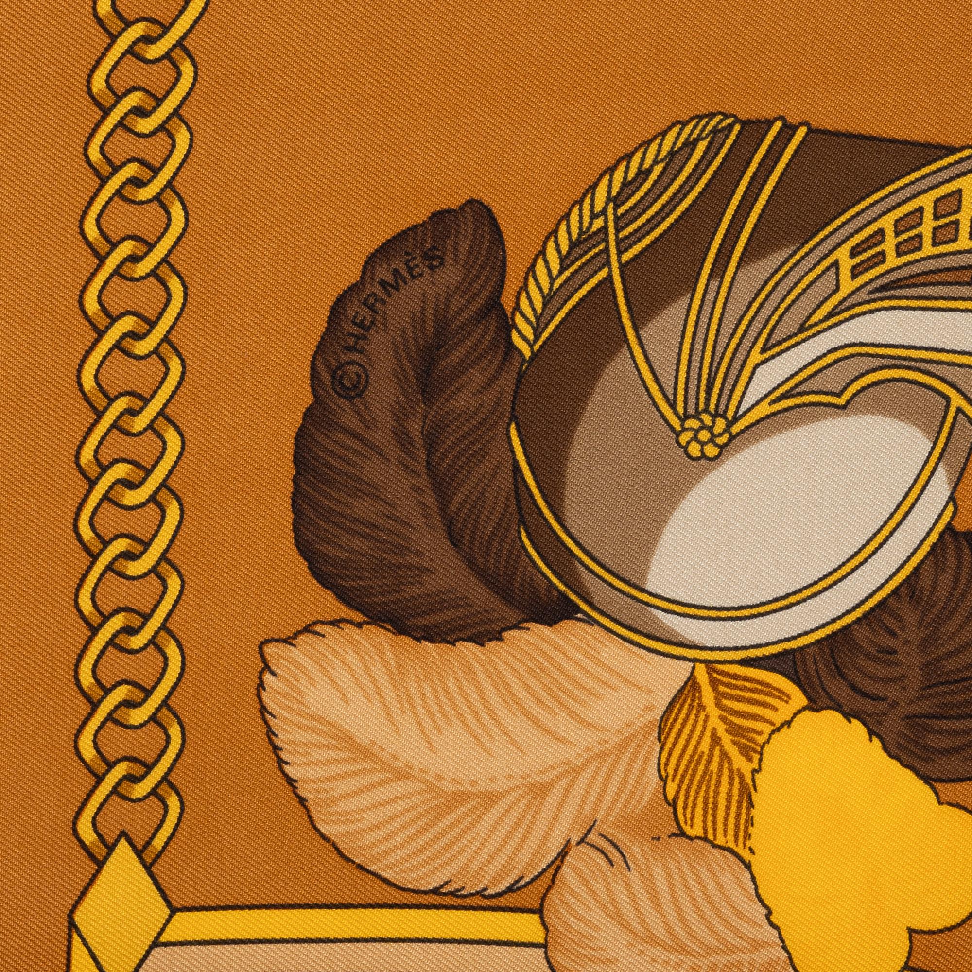 Hermès, scarf, "Chocs En Plumes".