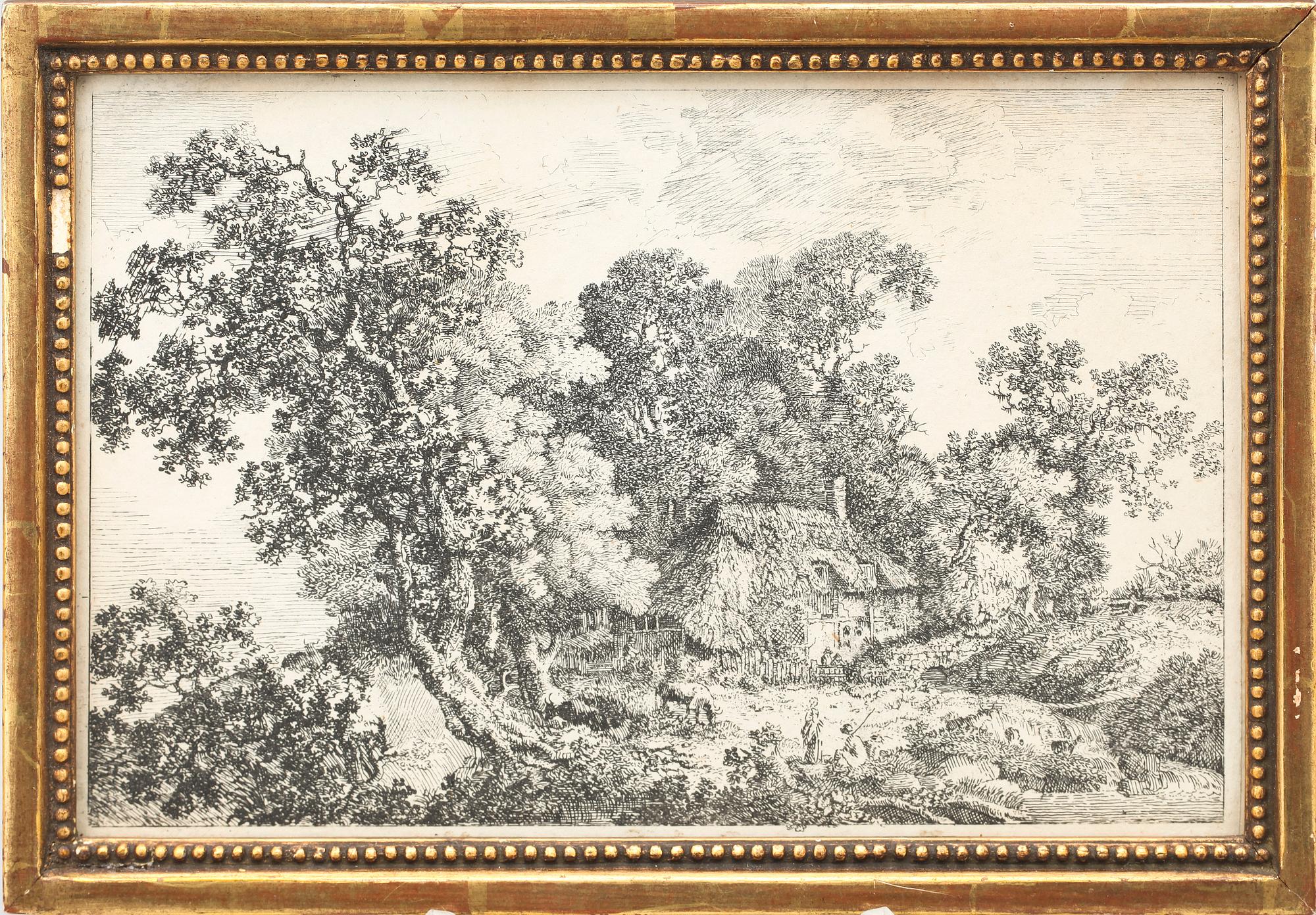 ANTHONIE WATERLOO, kopparstick, 4 st.