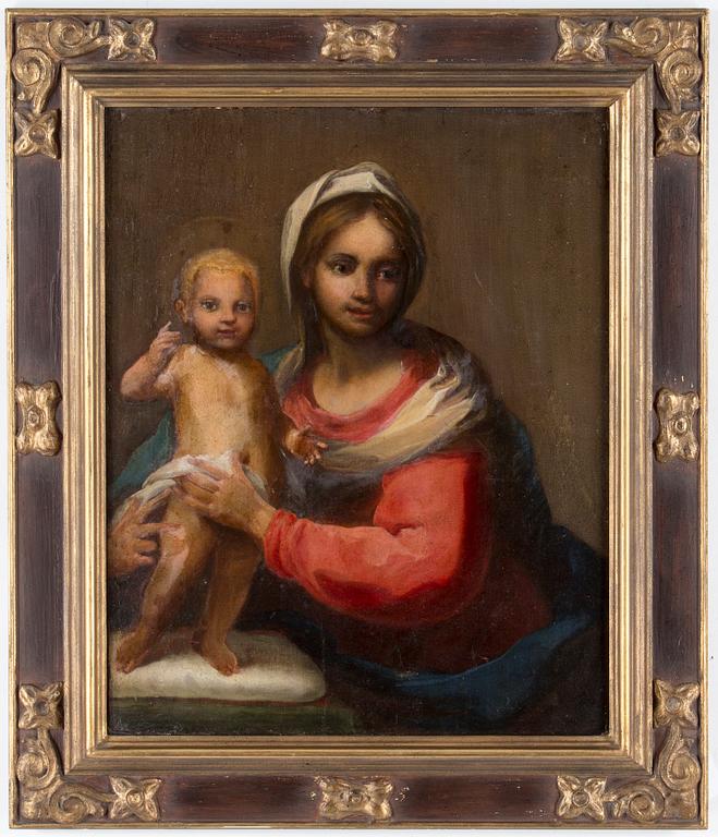 OKÄND KONSTNÄR, olja på duk, 17/1800-tal.