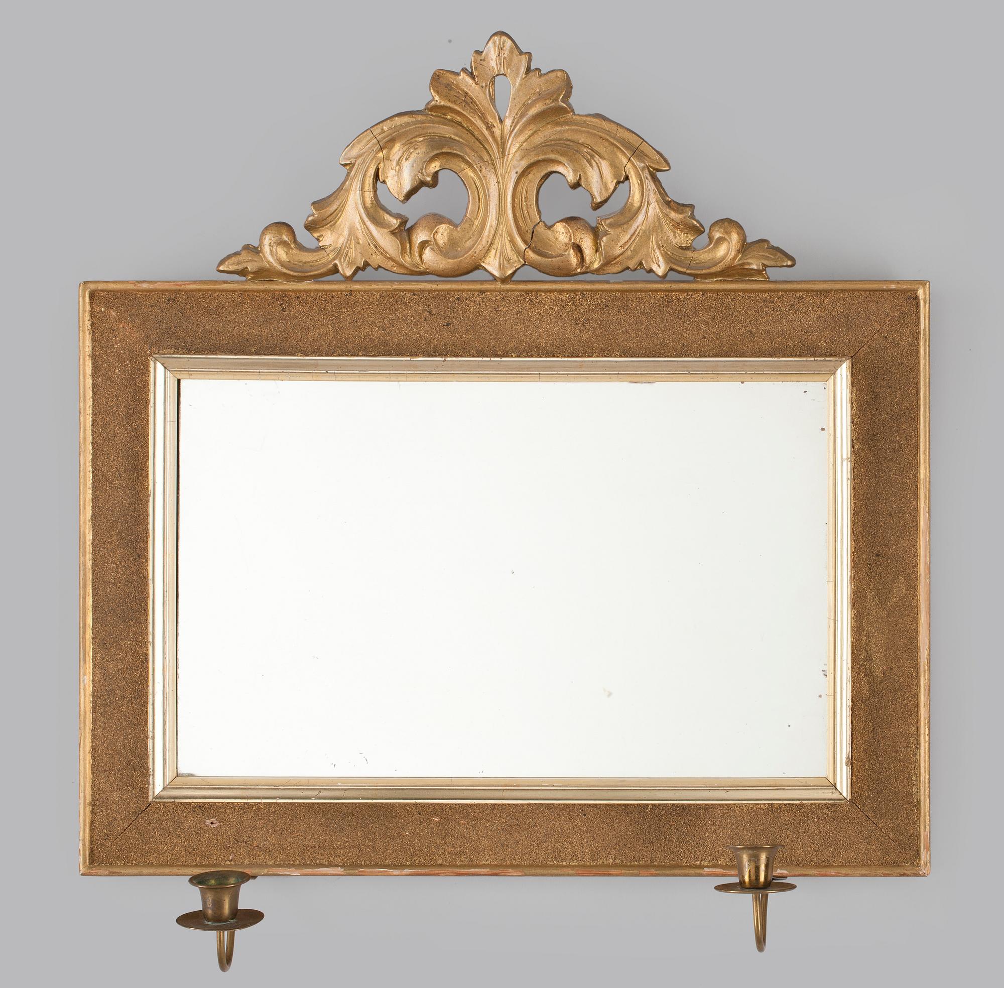 SPEGELLAMPETTER, ett par, sent 1800-tal.