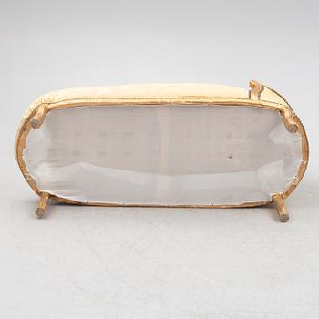 Canapé, Rococo style, first half of the 20th century.