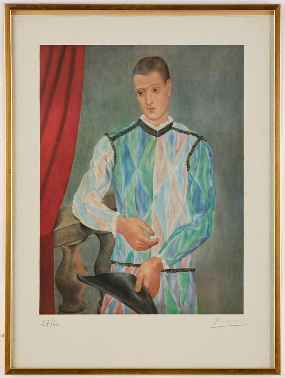 Pablo Picasso, efter, "Harlequin".