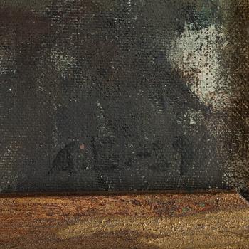 Alf Lindberg, oil on canvas/panel, signed and dated -29.