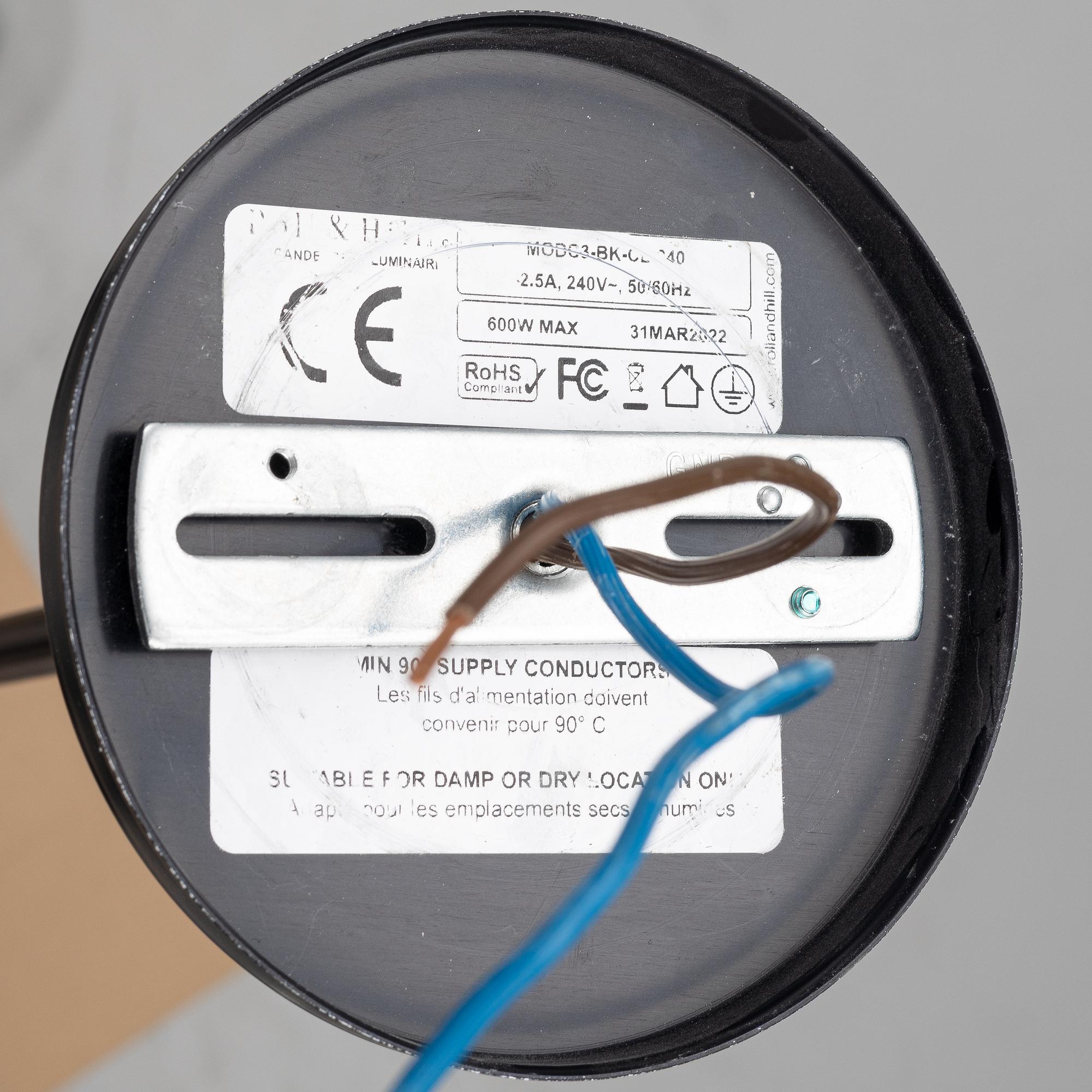 Jason Miller, taklampa, "Modo Chandelier", Roll & Hill.