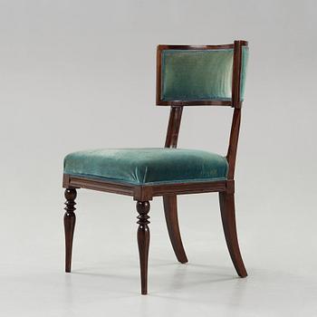 STOL. Sengustavianskt stockholmsarbete ca år 1800.
