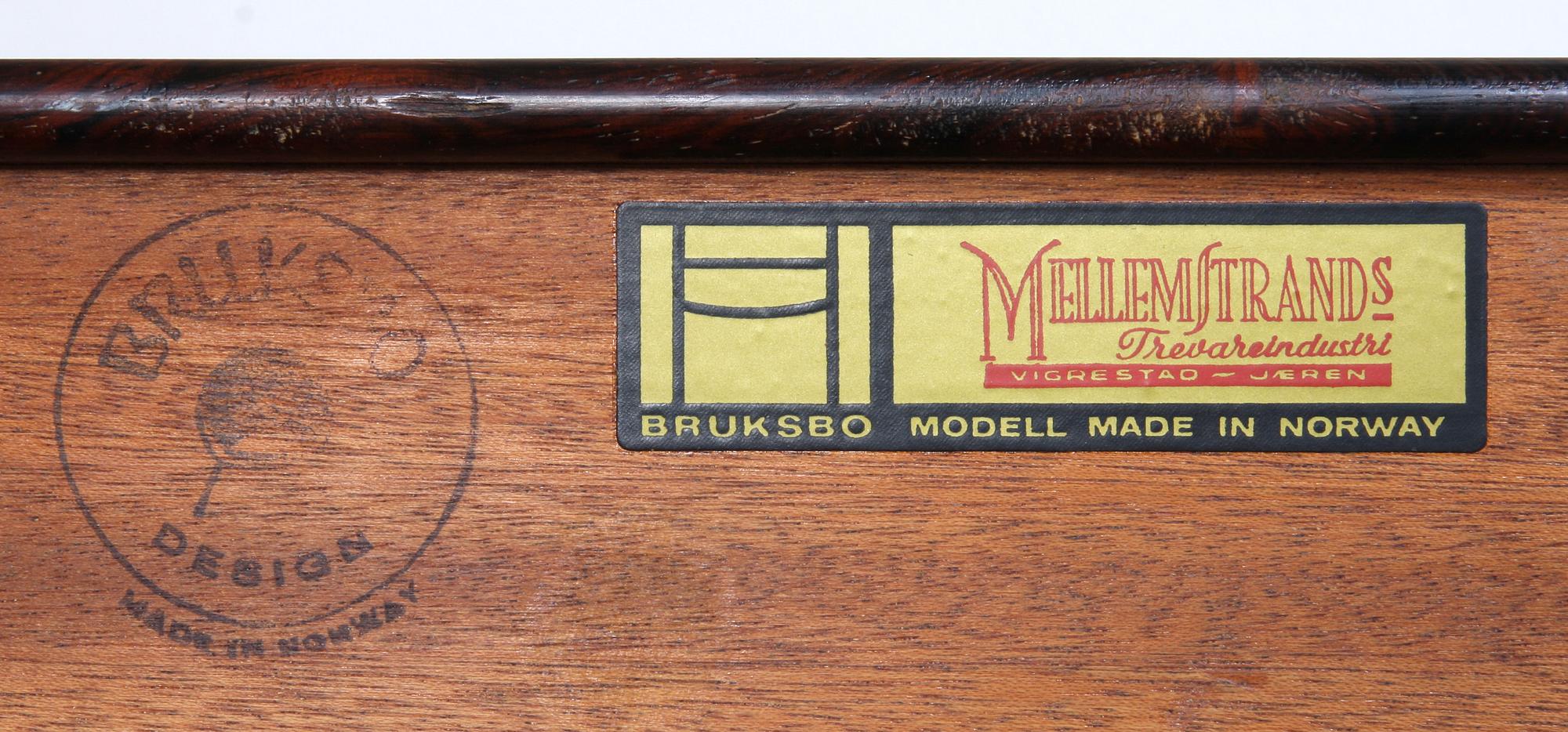 BÄNK, "Krobo", Torbjørn Afdal för Mellomstrands Møbelfabrikk, Norge, 1960-tal.