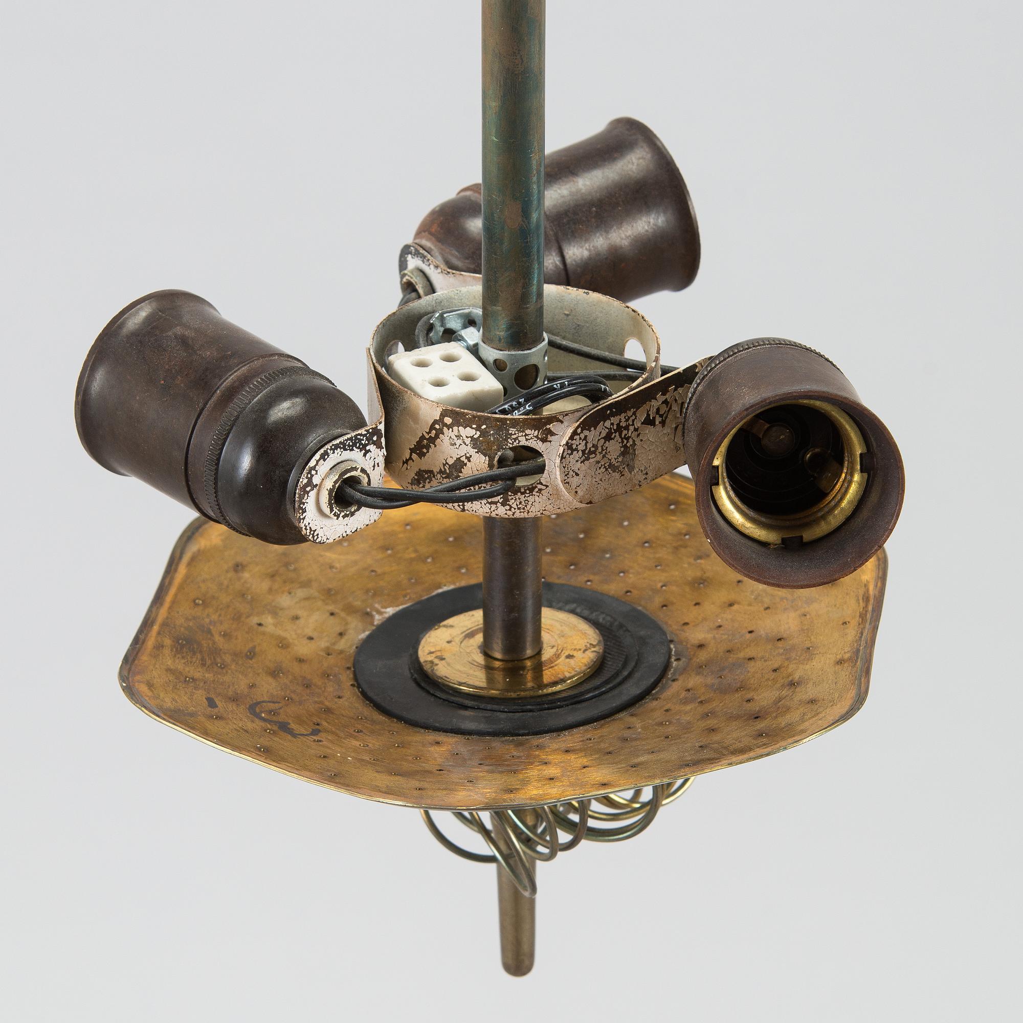 Paavo Tynell, Ceiling lamp for Taito. Made to order 1950.