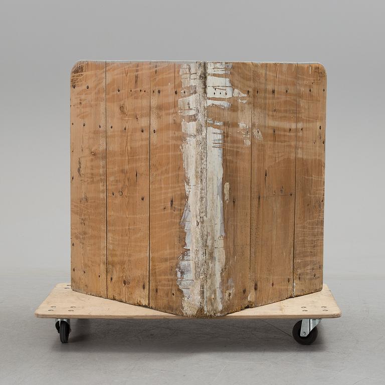 A mid 19th century corner sideboard.