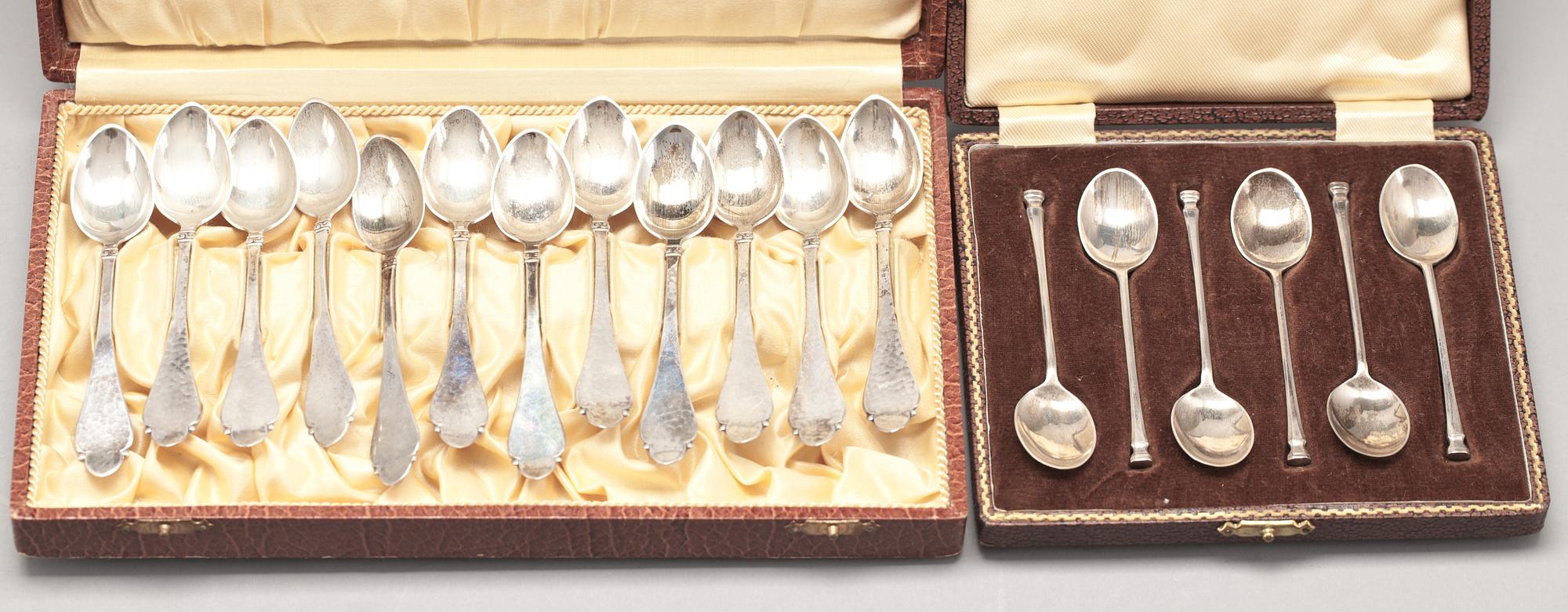 BESTICKDELAR, 26 st, silver, Sverige, 1800/1900-tal. Total vikt ca 600 g.