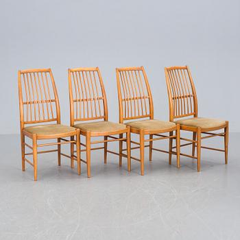 STOLAR, 4 st. "Napoli" design David Rosén 1900-talets andra hälft.