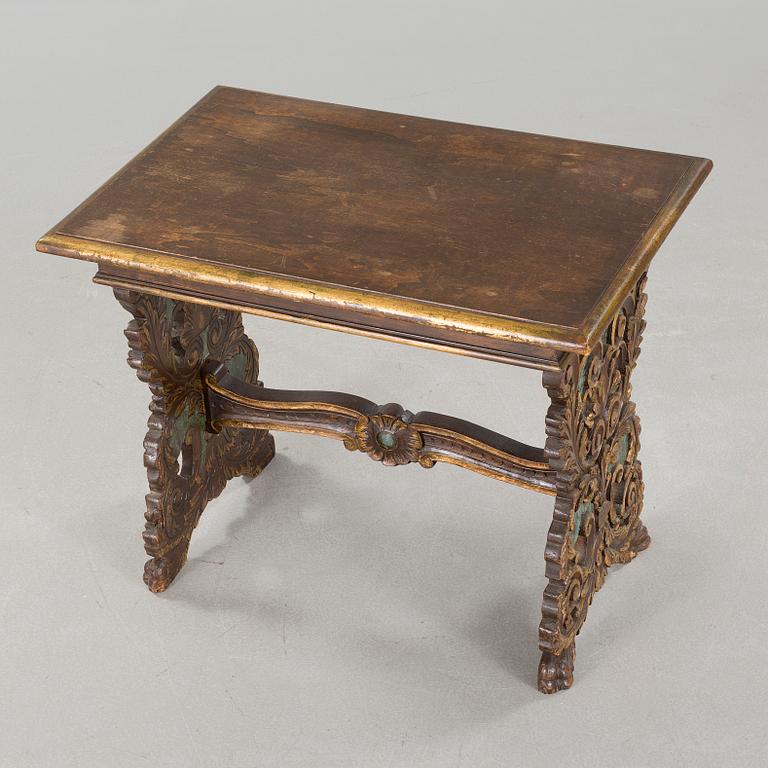 A baroque style coffee table, first half of the 20th century.