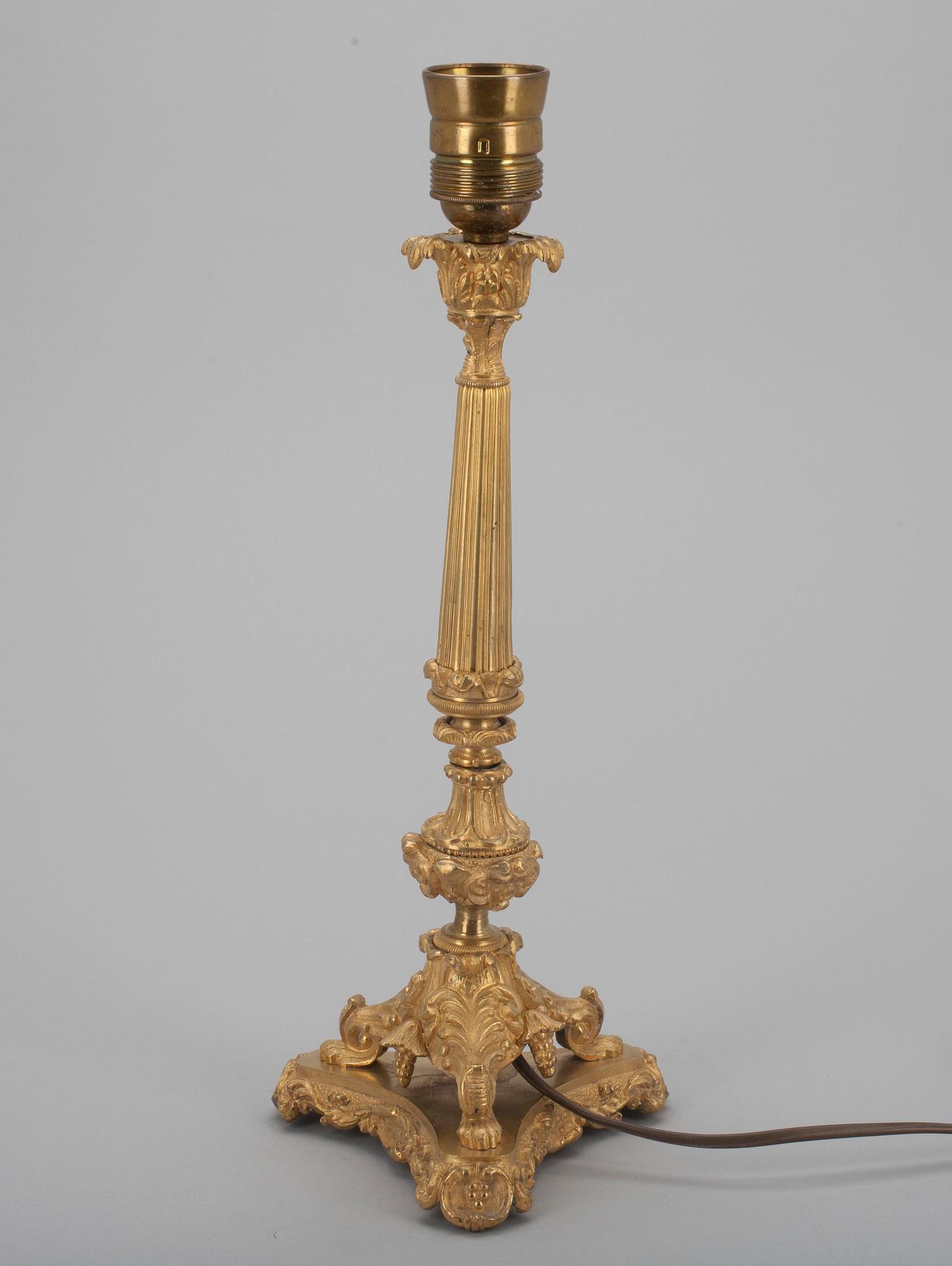 LAMPFOT, senempire, 1820-50.