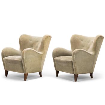 A mid-20th century armchairs.