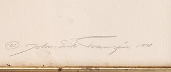 John-E Franzén, 4 lithographs from the suite “The White Cadillac”.