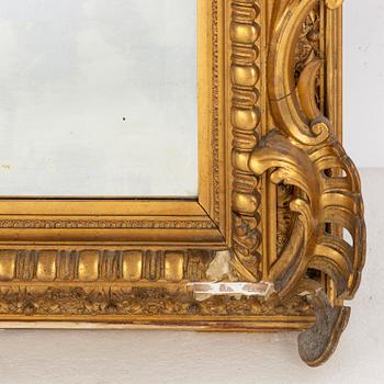 Golvspegel, nyrokoko, 1800-talets andra hälft.