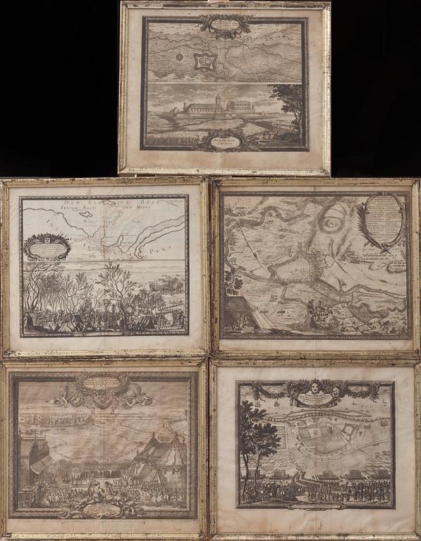 KOPPARSTICK, 5 st 1600/1700-tal.