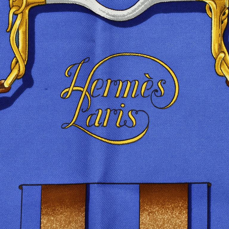 SCARF, siden, "Grand Manege", design Henri de Origny, Hermès, Paris.