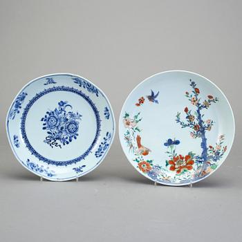 SKÅLFAT (2), kompaniporslin, Kina, 1700-tal.