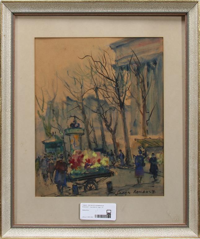 GEORGES-DOMINIQUE ROUAULT, blandteknik, sign.